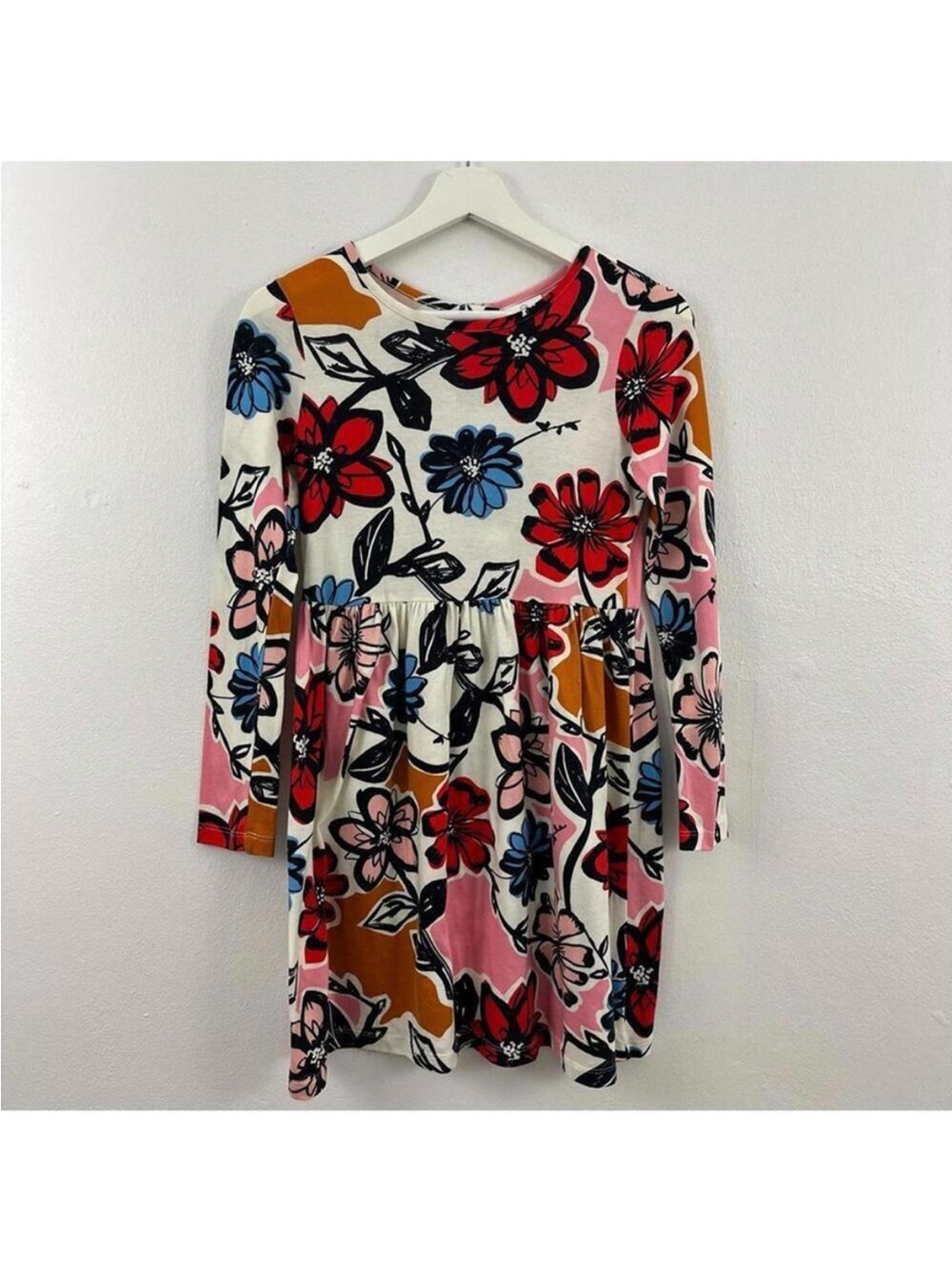 Hanna Andersson Girls Floral Dress Size 10 140
